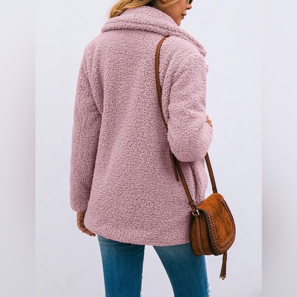 PRETTYGARDEN Winter Coat Shearling Oversized Jacket - Picture 3 of 6